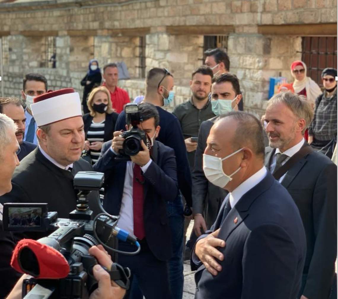 Nj.E. Mevlüt Çavuşoğlu, ministar vanjskih poslova Republike Turske, posjetio Gazi Husrev-begove hajrate
