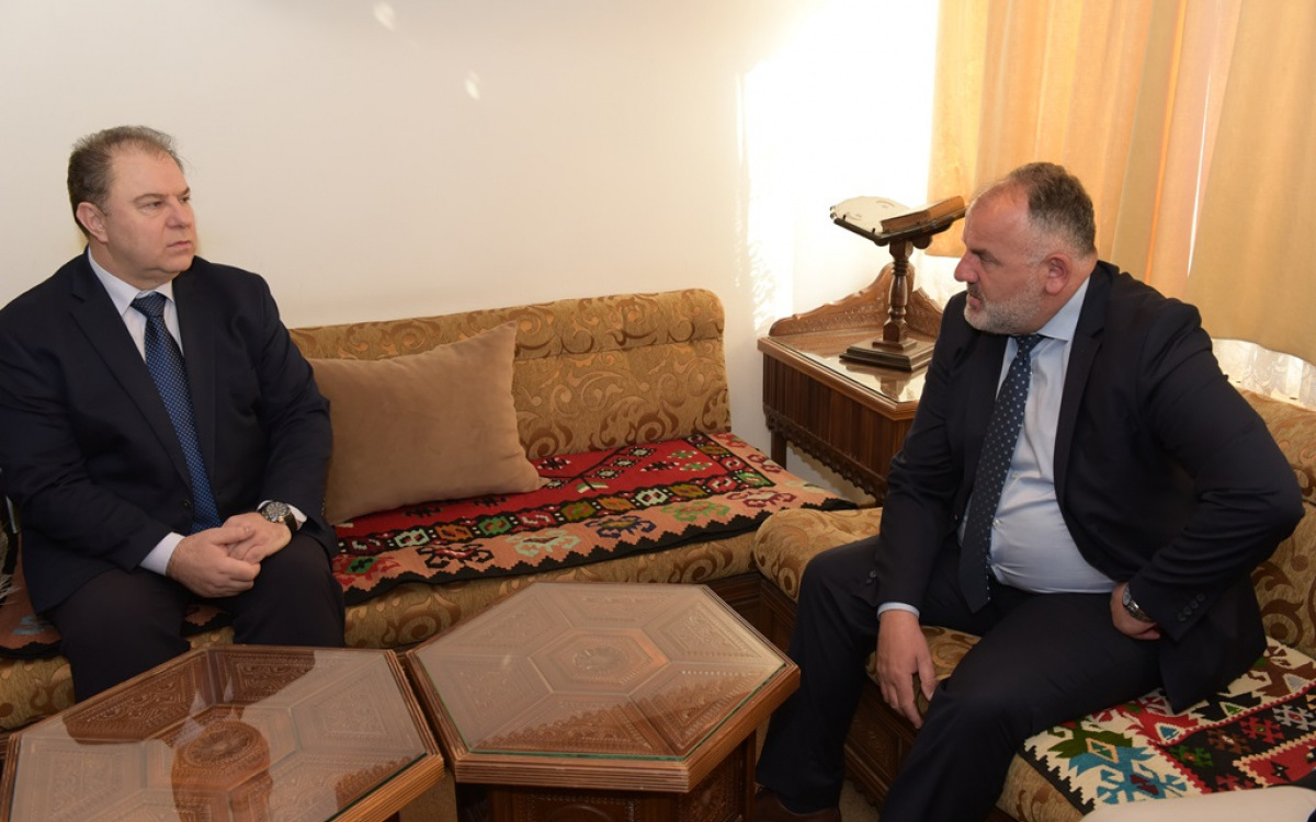 Predsjedavajući Općinskog vijeća Općine Centar Sejad Đozo i vijećnik Hidajet Porić posjetili Gazi Husrev-begovu medresu