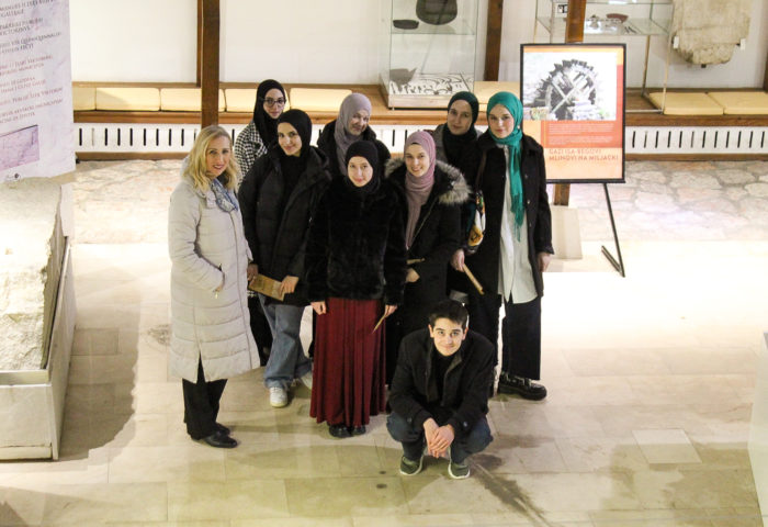 Članovi Historijske sekcijeposjetili JU Muzej Sarajeva, Brusa bezistan
