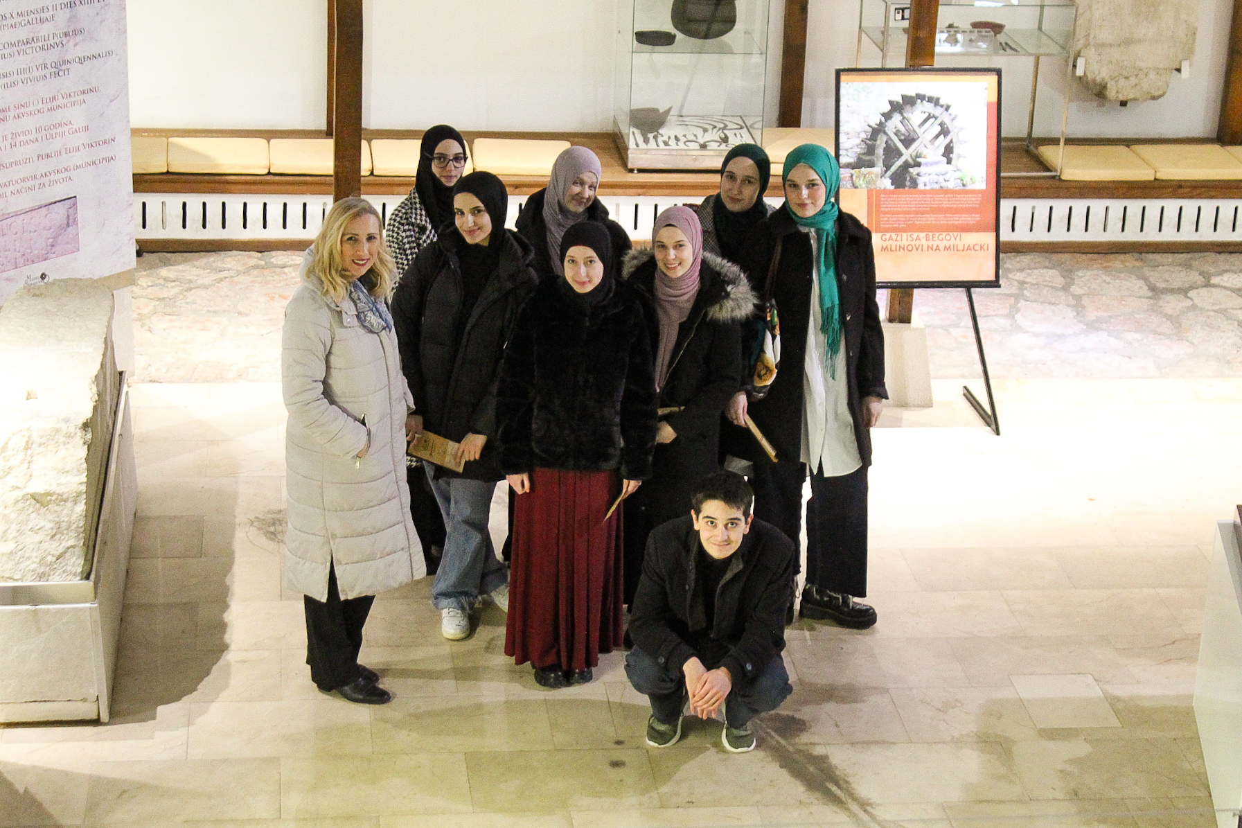 Članovi Historijske sekcije posjetili JU Muzej Sarajeva, Brusa bezistan