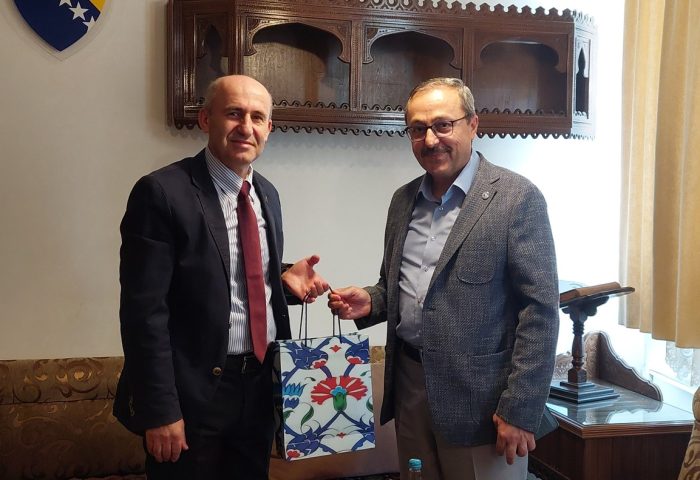 Gazi Husrev-begovu medresu posjetio prof. dr. Ahmet Yıldırım, rektor Internacionalnog univerziteta u Sarajevu