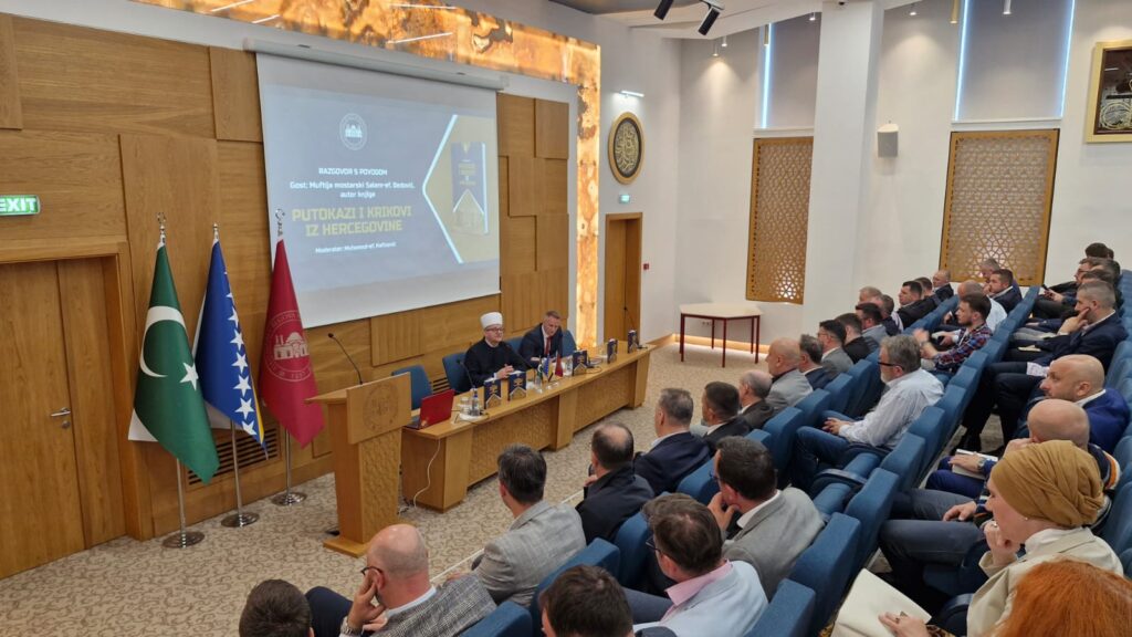 Razgovor s povodom s mostarskim muftijom u Gazi Husrev-begovoj medresi
